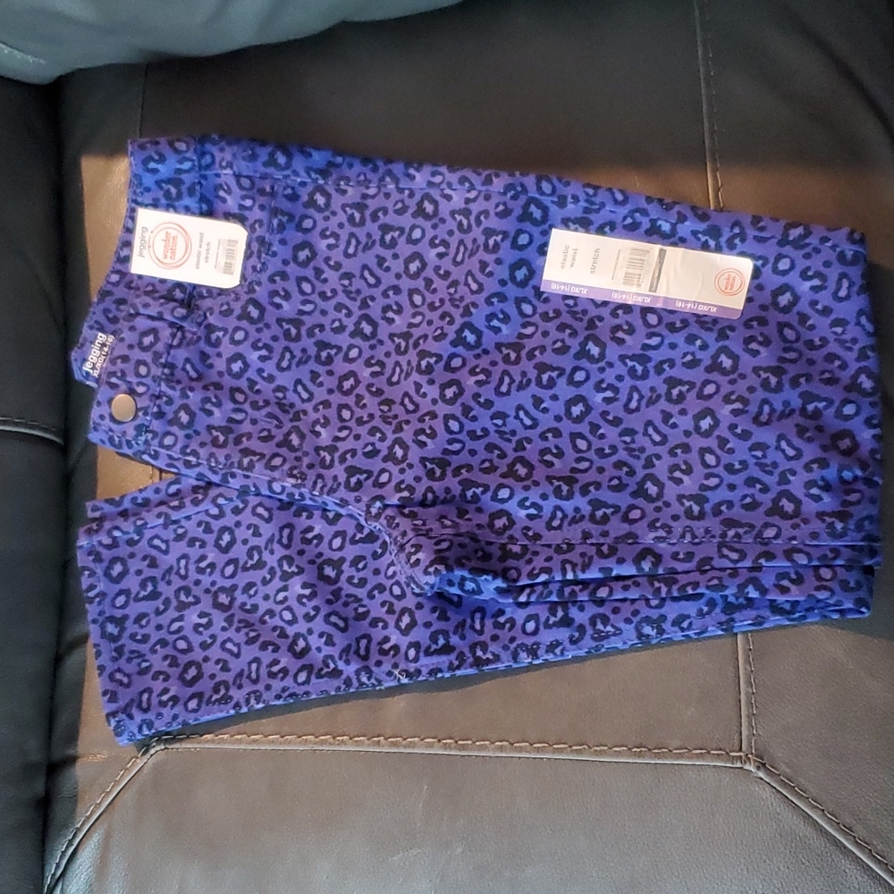Girls pants with spandex
